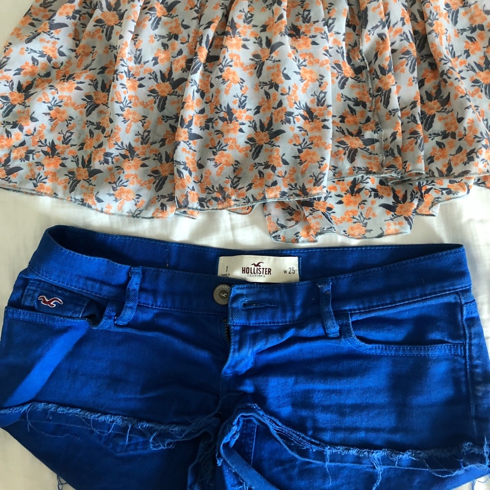 Hollister low rise shorts
